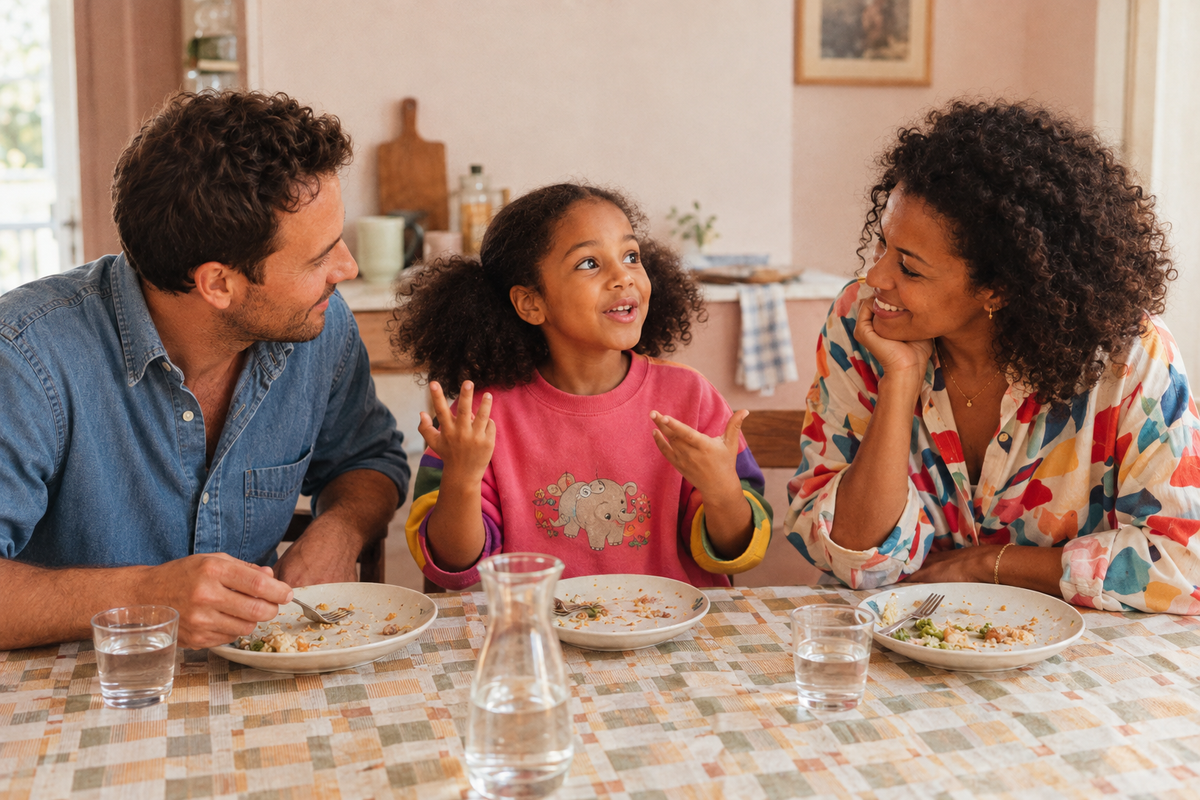 “J'ai instauré le tour de parole à table. Voici ce que j'en tire.”