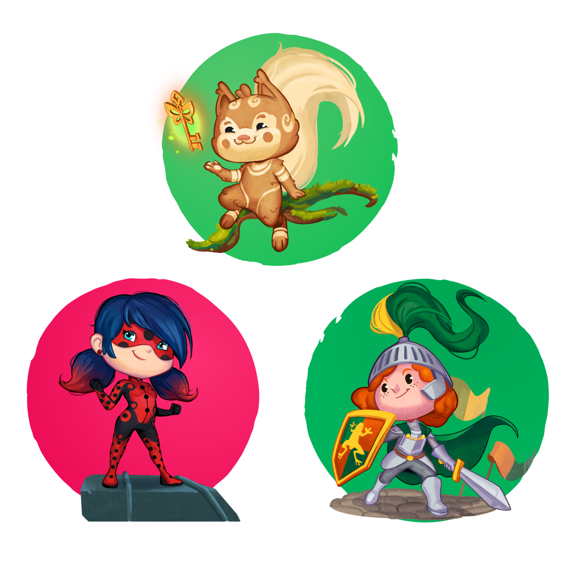 Pack 6+ / 3 figurines